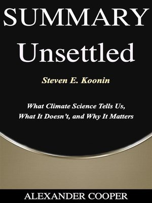 cover image of Summary of Unsettled